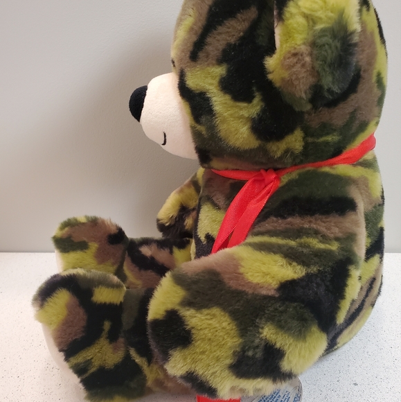 Camo build a bear teddy - Picture 6 of 9